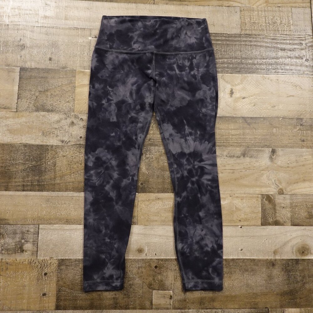 Lululemon Align Pant 25โโ Diamond Dye Pitch Grey Graphite Grey Womenโs Size 8